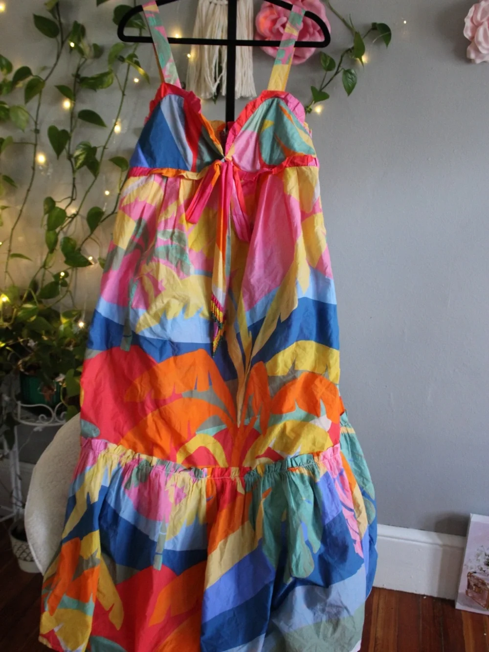 FARM Rio Tropical Sunset Maxi Dress L NWT | MSRP $195 - Picture 1 of 6